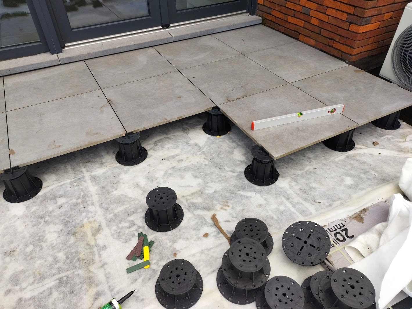 Dakterras tegels