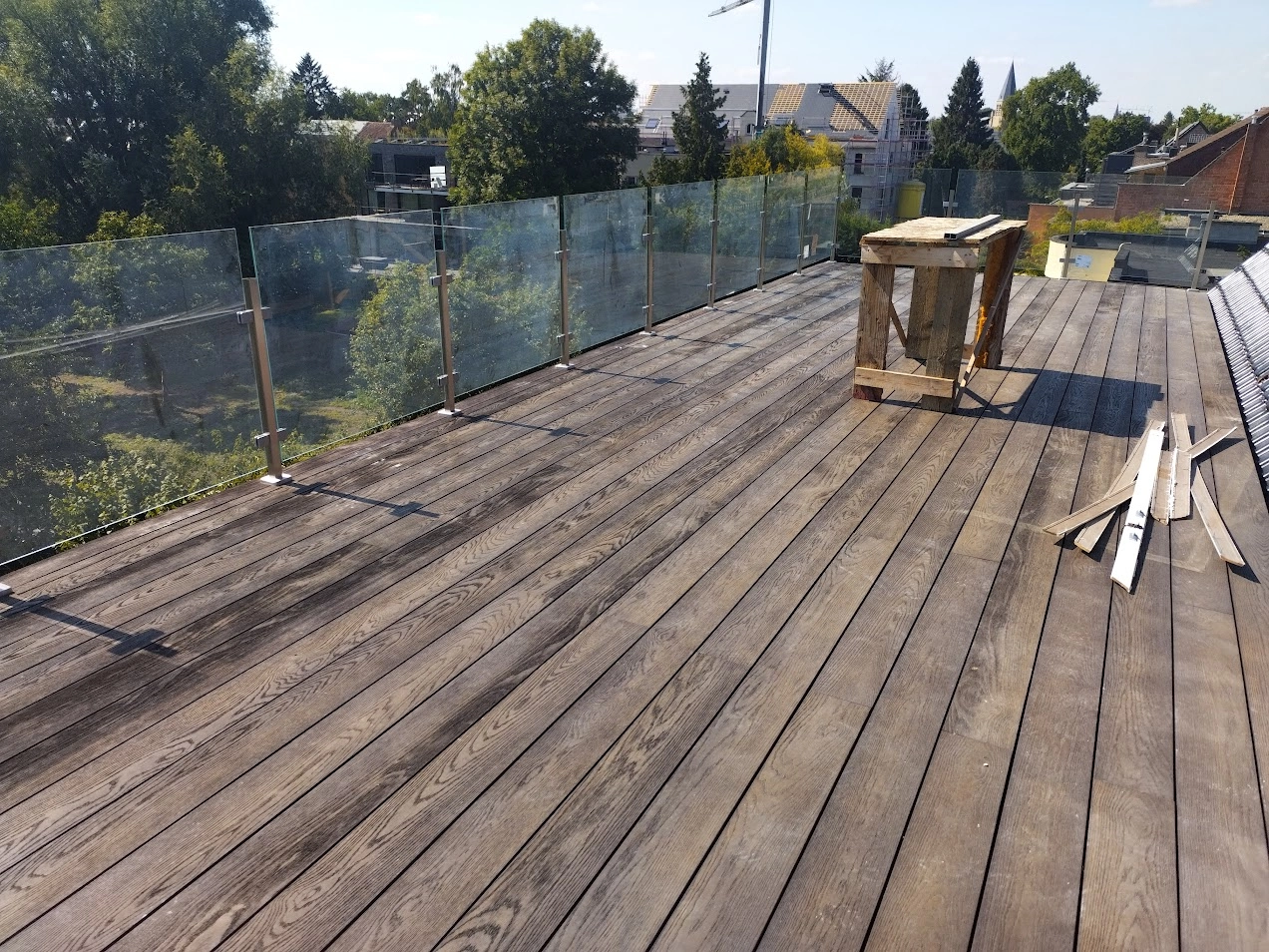 Composiet dakterras