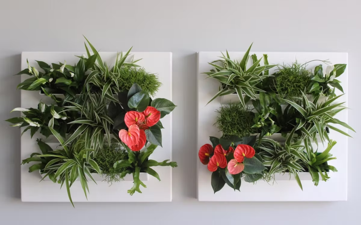 Interieur groengevel